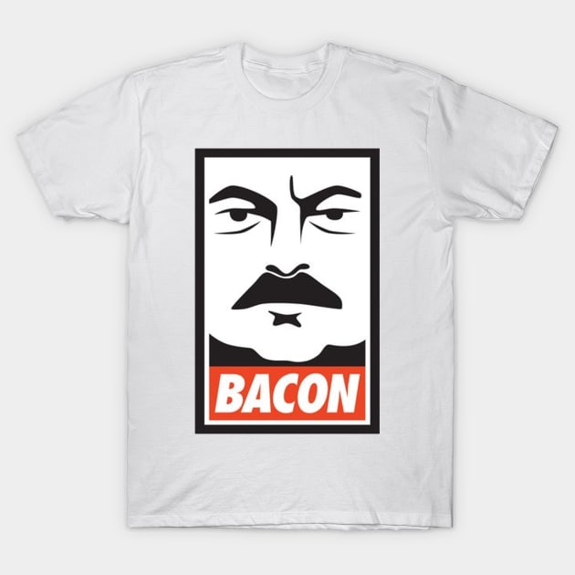 Bacon T-Shirt by cptpuggles